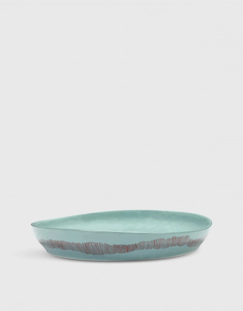 Feast 條紋陶瓷碗 36cm
