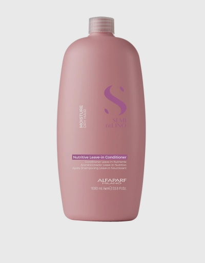 Semi Di Lino Moisture Nutritive Leave-in Frizzy and Damaged Hair Conditioner 1000ml