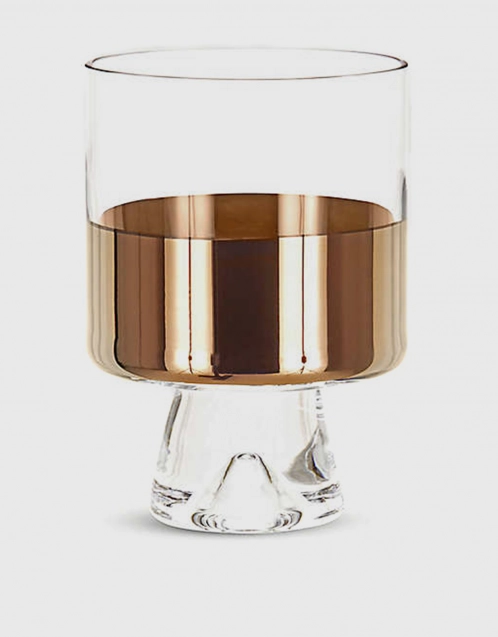 Tank Bronze and Glass Tumblers