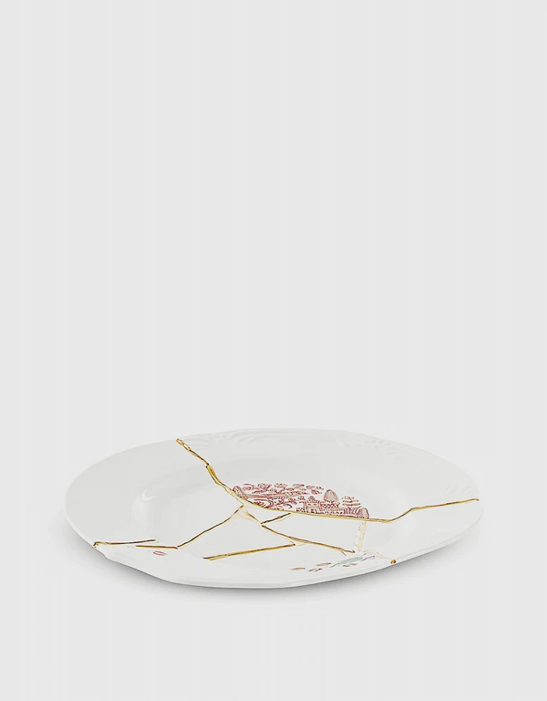 Seletti Kintsugi N1 陶瓷和 24K 金餐盤 27cm