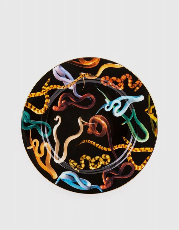 Seletti Seletti Wears Toiletpape 蛇陶瓷盤 27cm 