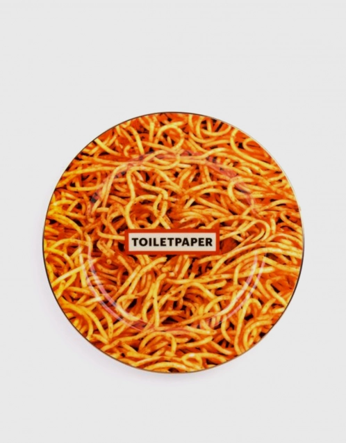 Seletti Wears Toiletpaper Porcelain Spaghetti Plate 27cm
