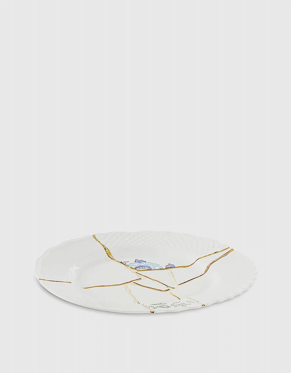 Seletti Kintsugi N3 陶瓷和 24K 金餐盤  27cm