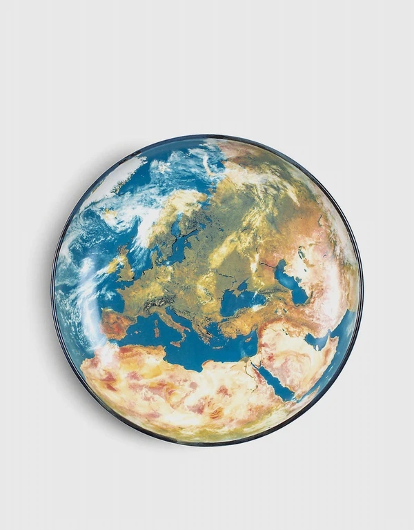 Seletti Cosmic Diner Earth Porcelain Dinner Plate 32cm