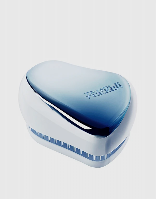 Tangle Teezer Compact Styler Detangling Hairbrush-Baby Blue Chrome