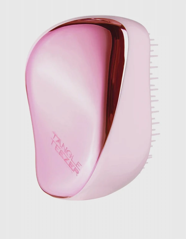 Tangle Teezer Compact Styler Detangling Hairbrush-Baby Pink Chrome 