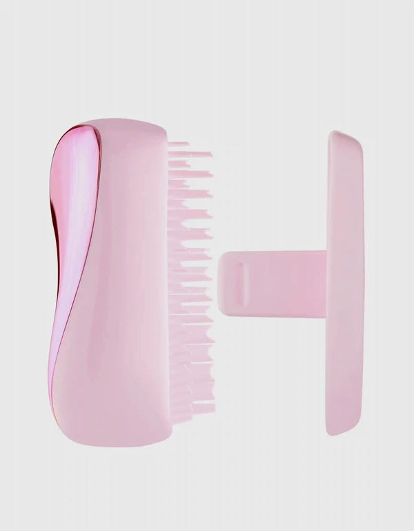 Tangle Teezer Compact Styler Detangling Hairbrush-Baby Pink Chrome 