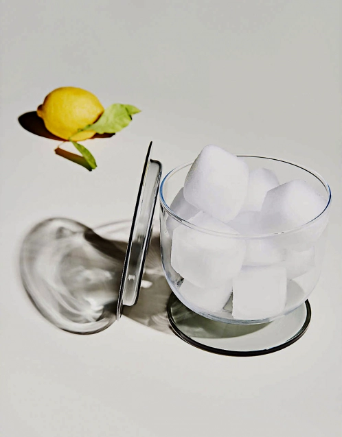 Puck Glass Ice Bucket