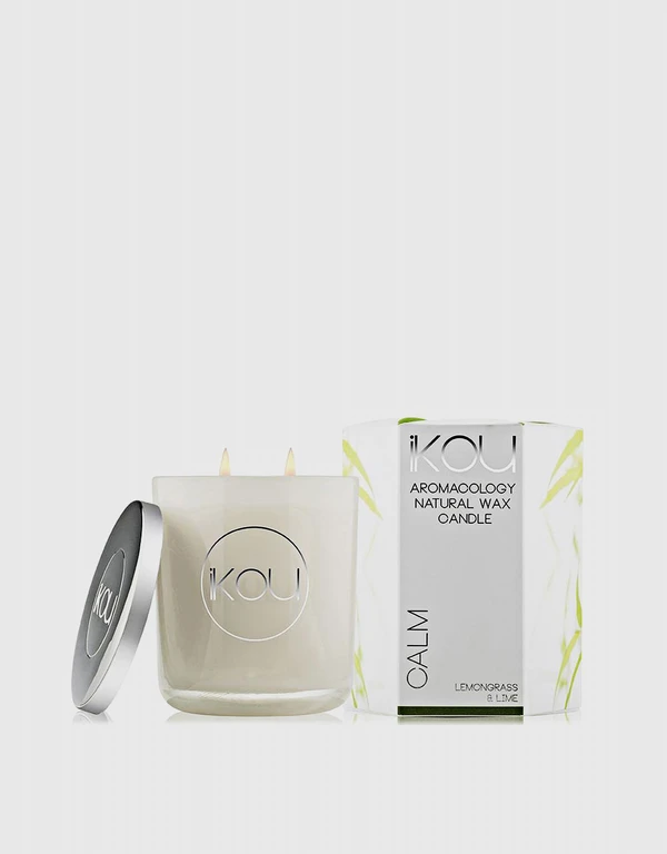 iKOU Eco-Luxury Aromacology Natural Wax Candle-Calm