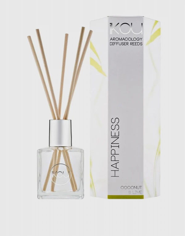 iKOU Aromacology Reeds Scented Diffuser- Happiness