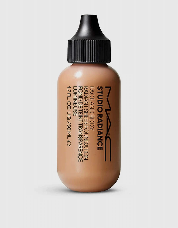 MAC Cosmetics Studio 晶瑩亮彩面部和身體輕薄粉底液- N4