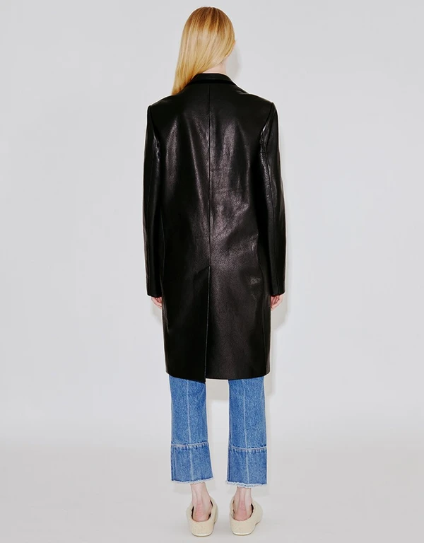 Tailored Leather Coat
