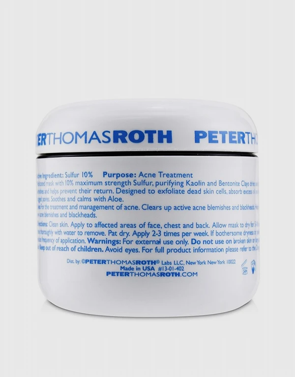 Peter Thomas Roth Therapeutic Sulfur Mask 142g