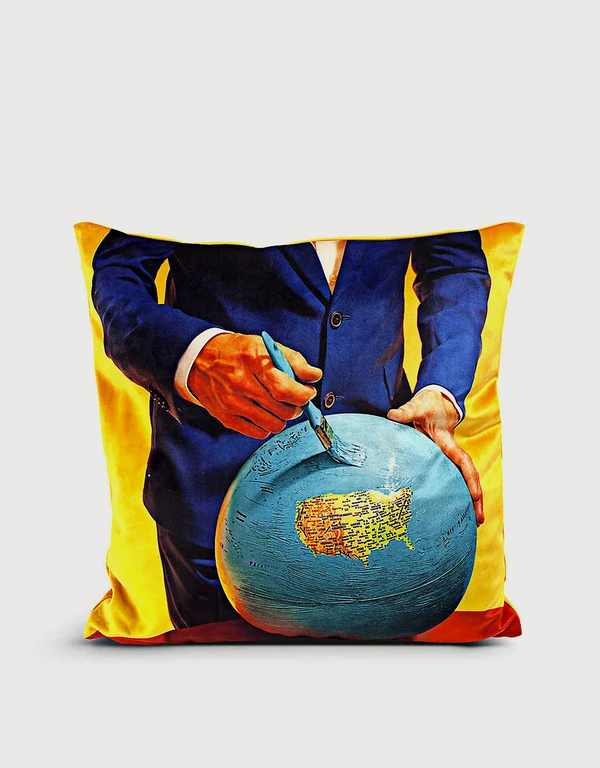 Seletti Seletti Wears Toiletpaper Globe Cushion