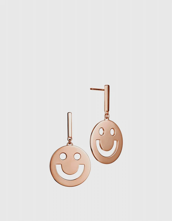 Ruifier Jewelry  FRIENDS Super Happy Disc Earrings