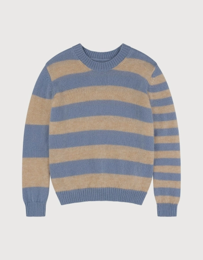 Striped Boxy Knit Sweater