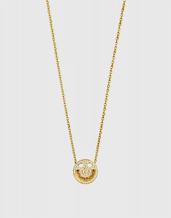Ruifier Jewelry  FRIENDS Happy Diamond Chain Necklace 