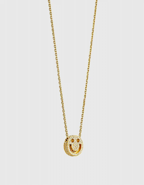 Ruifier Jewelry  FRIENDS Happy Diamond Chain Necklace 