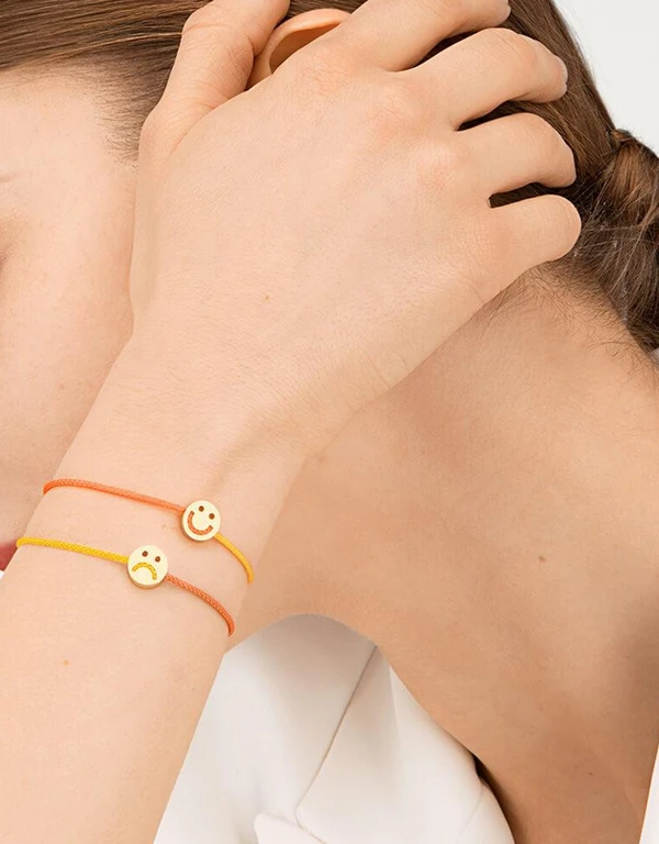 Ruifier Jewelry  Turn Me Over Bracelet - Yellow Orange