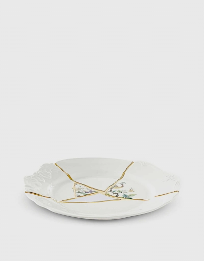 Kintsugi N2 Porcelain and 24ct Gold Dinner Plate