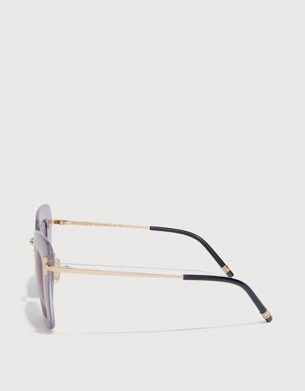 Boucheron 方框貓眼太陽眼鏡
